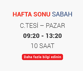 İngilizce Kursu Eğitim Saatlerimiz